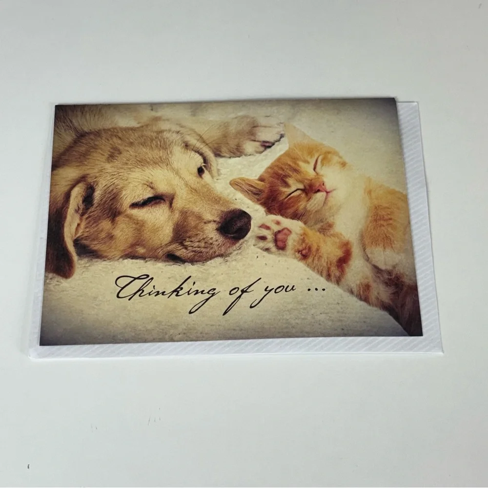 VTG Assorted valentines get well soon thinking of you Greeting Cards Set of 10